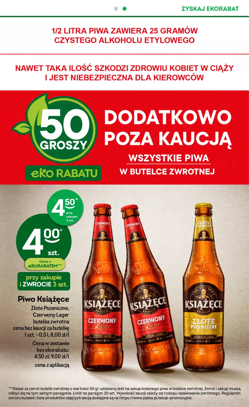 Gazetka promocyjna Żabka - ważna 02.08 do 15.08.2023 - strona 21 - produkty: Książęce, Piwo