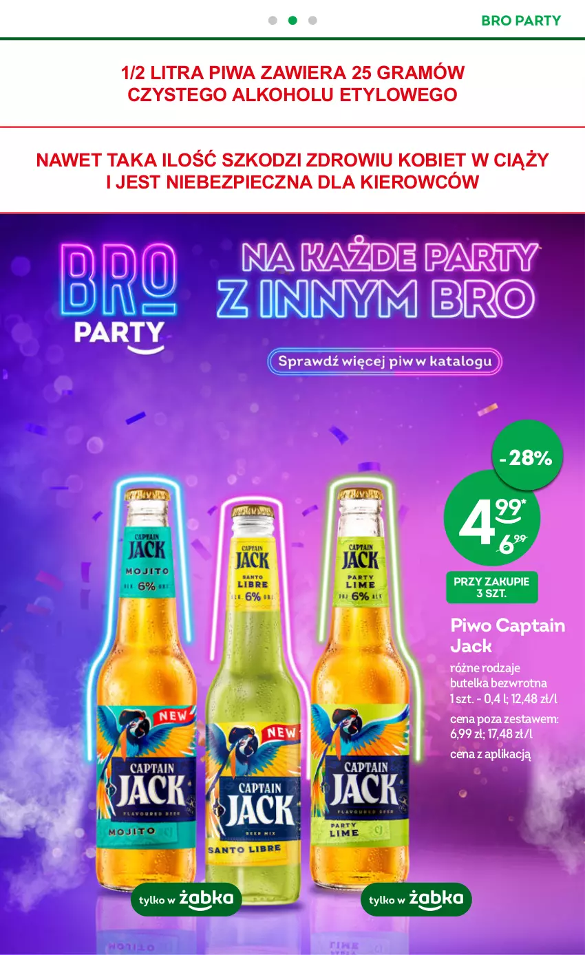 Gazetka promocyjna Żabka - ważna 02.08 do 15.08.2023 - strona 23 - produkty: Captain Jack, Gra, Piec, Piwa, Piwo