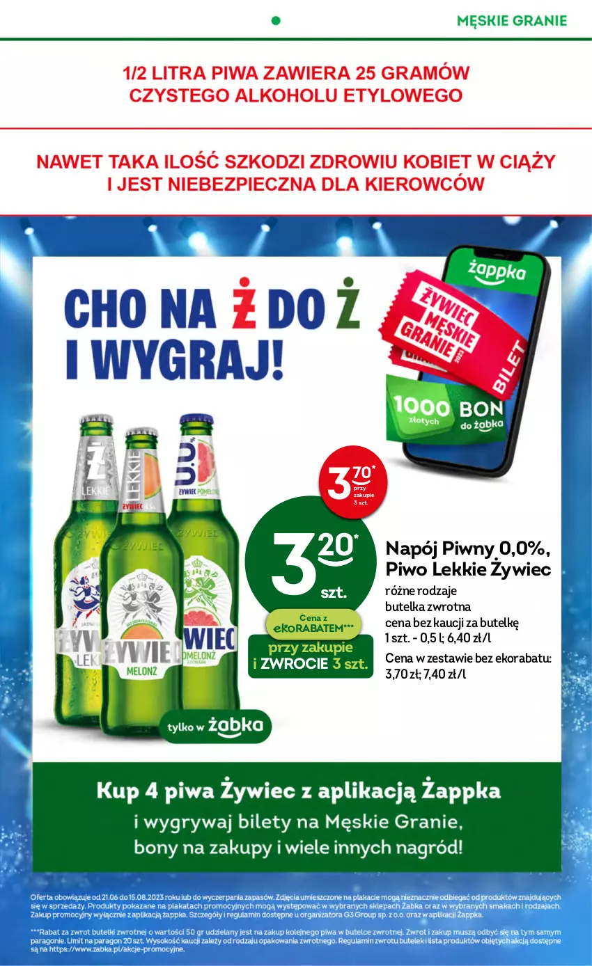 Gazetka promocyjna Żabka - ważna 02.08 do 15.08.2023 - strona 3 - produkty: Napój, Piwo