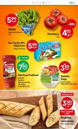 Gazetka promocyjna Żabka - Gazetka - ważna od 15.08 do 15.08.2023 - strona 33 - produkty: Ketchup, Ser, Sałata masłowa, Favita, Mlekovita, Dega, Sałat, Bagietka, Bagietka czosnkowa, Pudliszki, Masło, Pomidory, Mleko, Fa