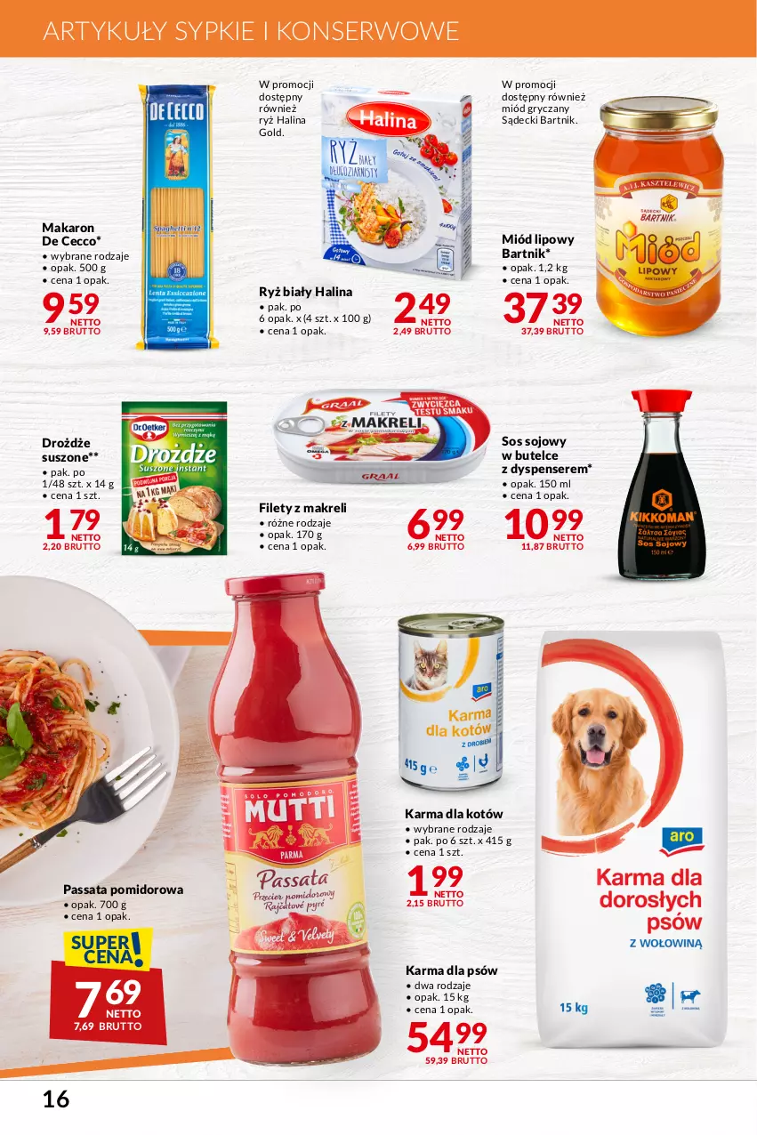 Gazetka promocyjna Makro - Najlepsze oferty - ważna 09.01 do 05.02.2024 - strona 16 - produkty: Drożdże, Gry, Makaron, Miód, Ryż, Ryż biały, Ser, Sos, Sos sojowy