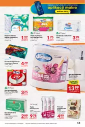 Gazetka promocyjna Makro - Najlepsze oferty - Gazetka - ważna od 05.02 do 05.02.2024 - strona 13 - produkty: Patyczki kosmetyczne, Rum, Gin, Papier, Bell, Papier toaletowy, Ręcznik, Chusteczki, Płatki kosmetyczne, Foxy, Bella