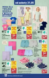 Gazetka promocyjna Aldi - Artykuły przemysłowe i tekstylia - Gazetka - ważna od 31.05 do 31.05.2025 - strona 8 - produkty: Gin, Szorty, Sandał, T-shirt, Dres, Moda, Legginsy, Dzieci, Sukienka