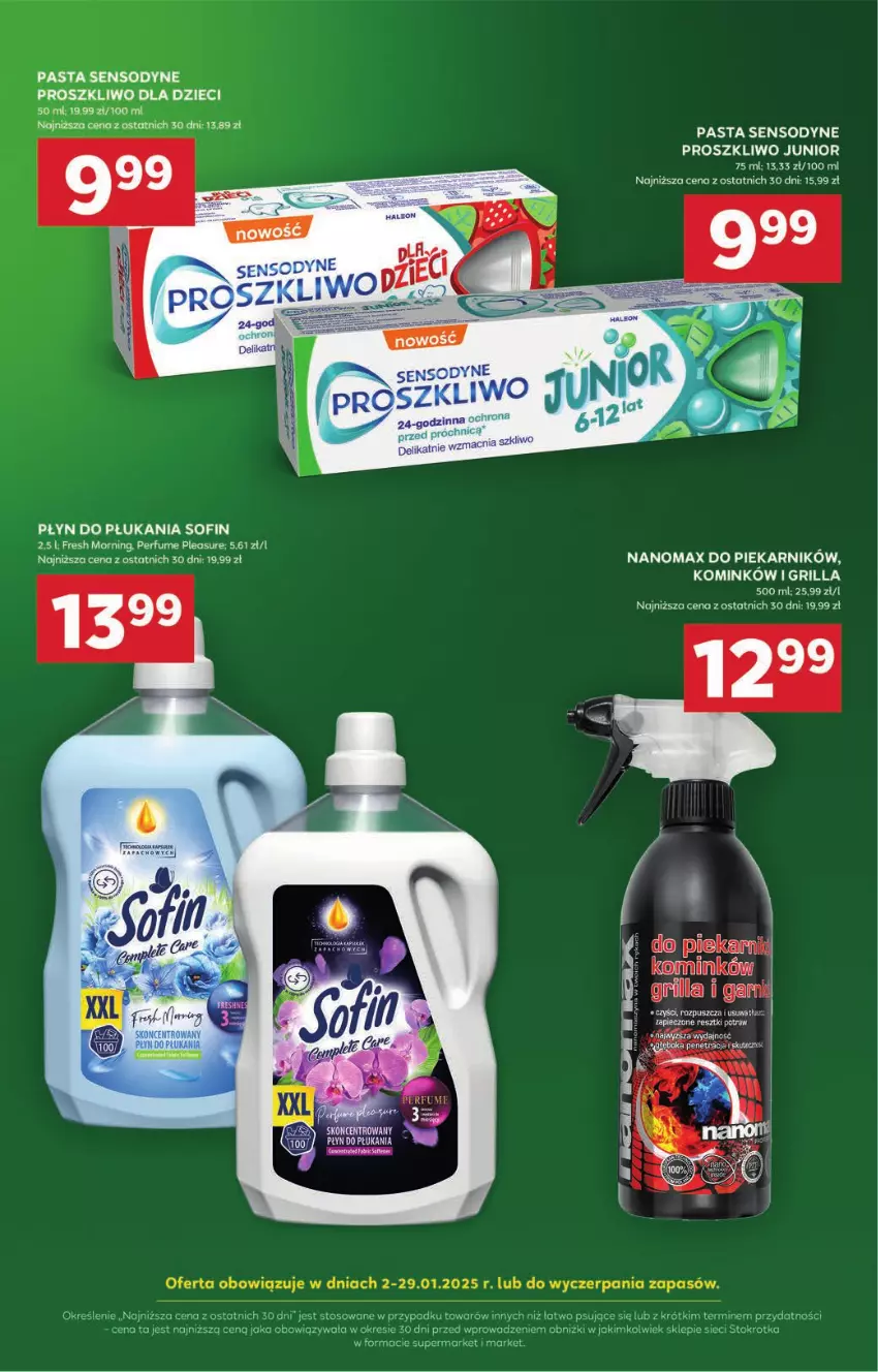 Gazetka promocyjna Stokrotka - Supermarket Opole/Radom - ważna 16.01 do 22.01.2025 - strona 25 - produkty: Dzieci, Grill, Nanomax, Perfum, Piec, Piekarnik, Płyn do płukania, Sensodyne