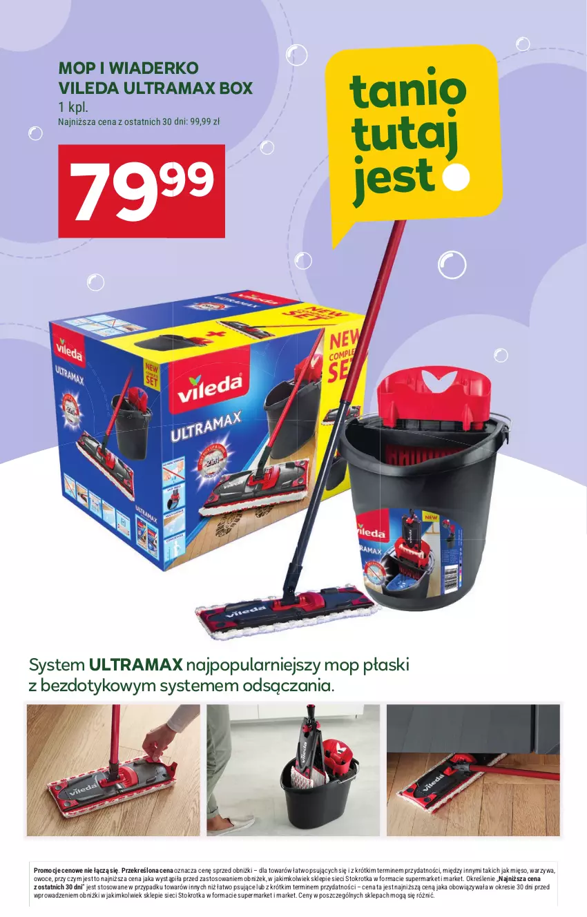 Gazetka promocyjna Stokrotka - Supermarket Opole/Radom - ważna 16.01 do 22.01.2025 - strona 26 - produkty: Jogurt, Jogurt naturalny, Mięso, Mop, Owoce, Rama, Ser, Serek, Serek homogenizowany, Top, Vileda, Warzywa