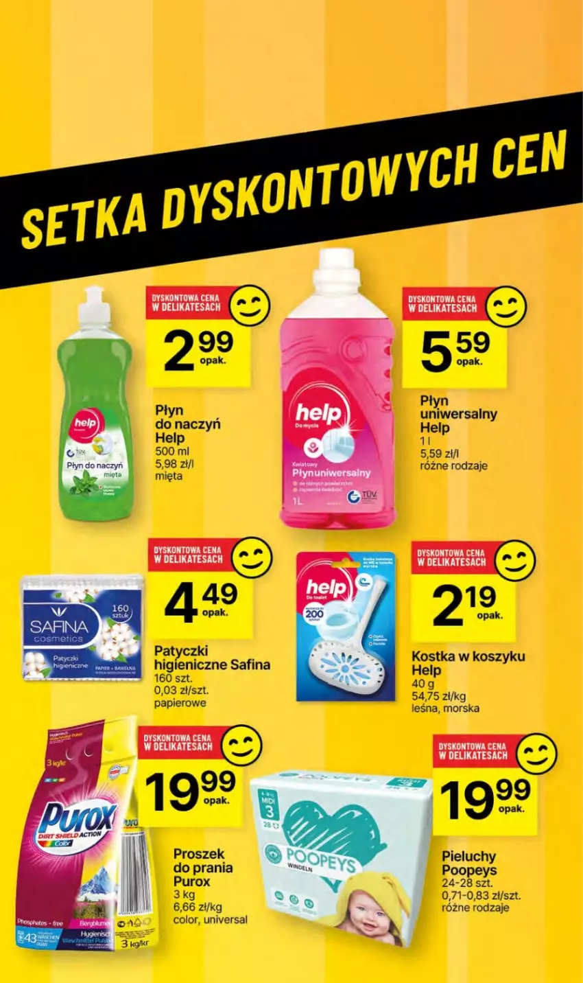 Gazetka promocyjna Delikatesy Centrum - NOWA GAZETKA Delikatesy Centrum od 6 czerwca! 6-12.06.2024 - ważna 06.06 do 12.06.2024 - strona 47 - produkty: Kosz, Mięta, Pieluchy, Pur