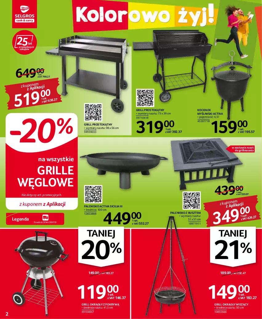 Gazetka promocyjna Selgros - Oferta przemysłowa - ważna 05.05 do 18.05.2022 - strona 2 - produkty: Gra, Grill, Koc, Palenisko