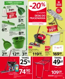 Gazetka promocyjna Selgros - Oferta przemysłowa - Gazetka - ważna od 18.05 do 18.05.2022 - strona 19 - produkty: Mop, Asus, Ajax, Rama, Szczotka, Kije, Lack, Vileda, Wiadro, Suszarka, Wiadro z wyciskaczem, Szufelka, Szczotka do szorowania