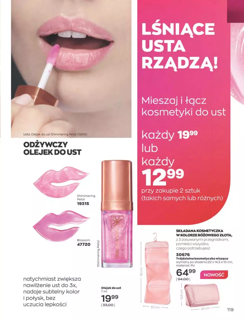 Gazetka promocyjna Avon - Sierpień - ważna 01.08 do 31.08.2022 - strona 115 - produkty: Kosmetyczka, Olej