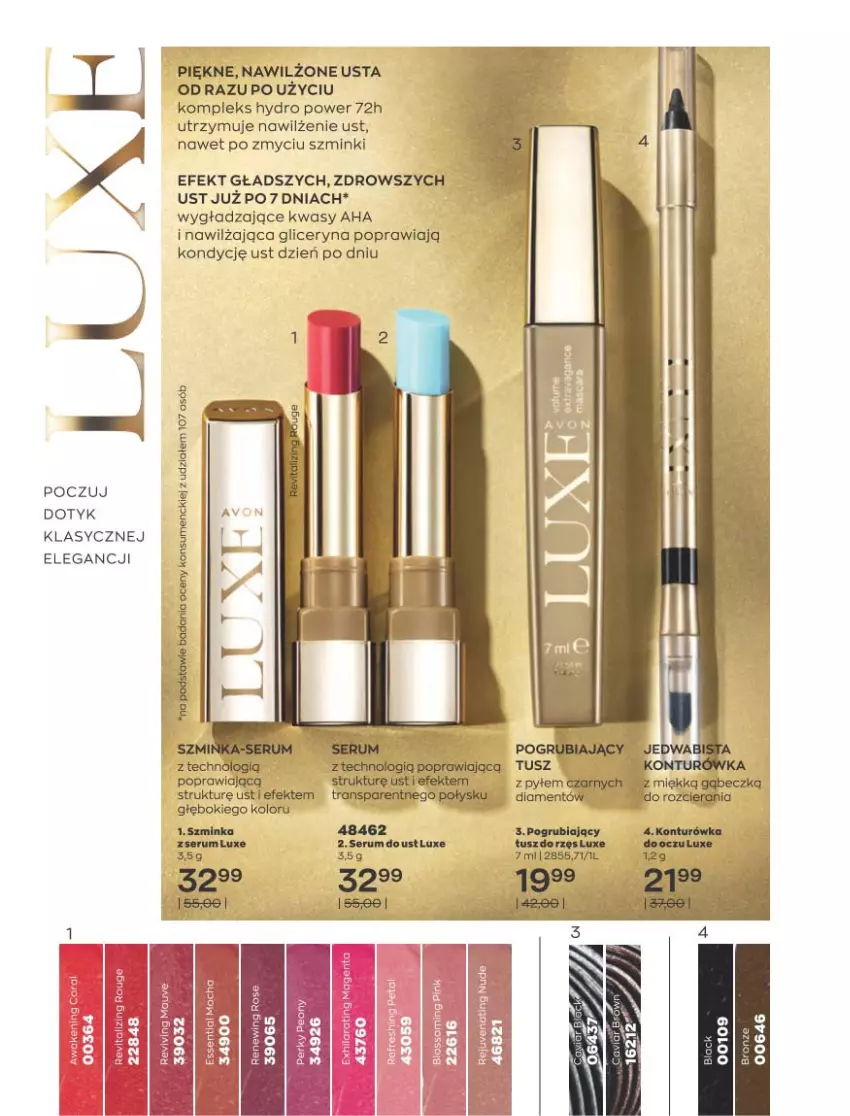 Gazetka promocyjna Avon - Sierpień - ważna 01.08 do 31.08.2022 - strona 122 - produkty: Inka, Rum, Ser, Serum, Szminka