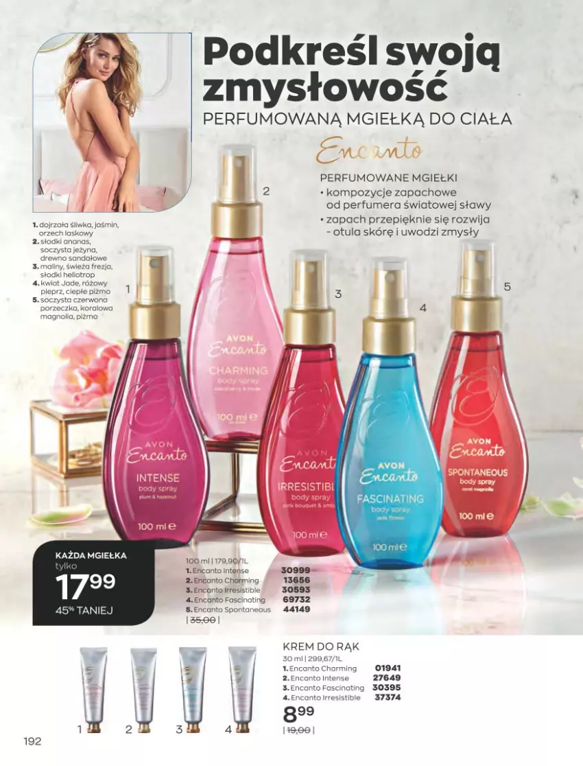 Gazetka promocyjna Avon - Sierpień - ważna 01.08 do 31.08.2022 - strona 188 - produkty: Body, Fa, Helio, Maliny, Perfum, Por, Sandał