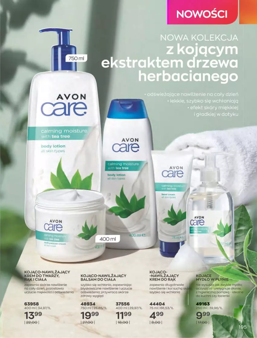 Gazetka promocyjna Avon - Sierpień - ważna 01.08 do 31.08.2022 - strona 191 - produkty: Balsam do ciała, Krem do rąk, Krem do twarzy