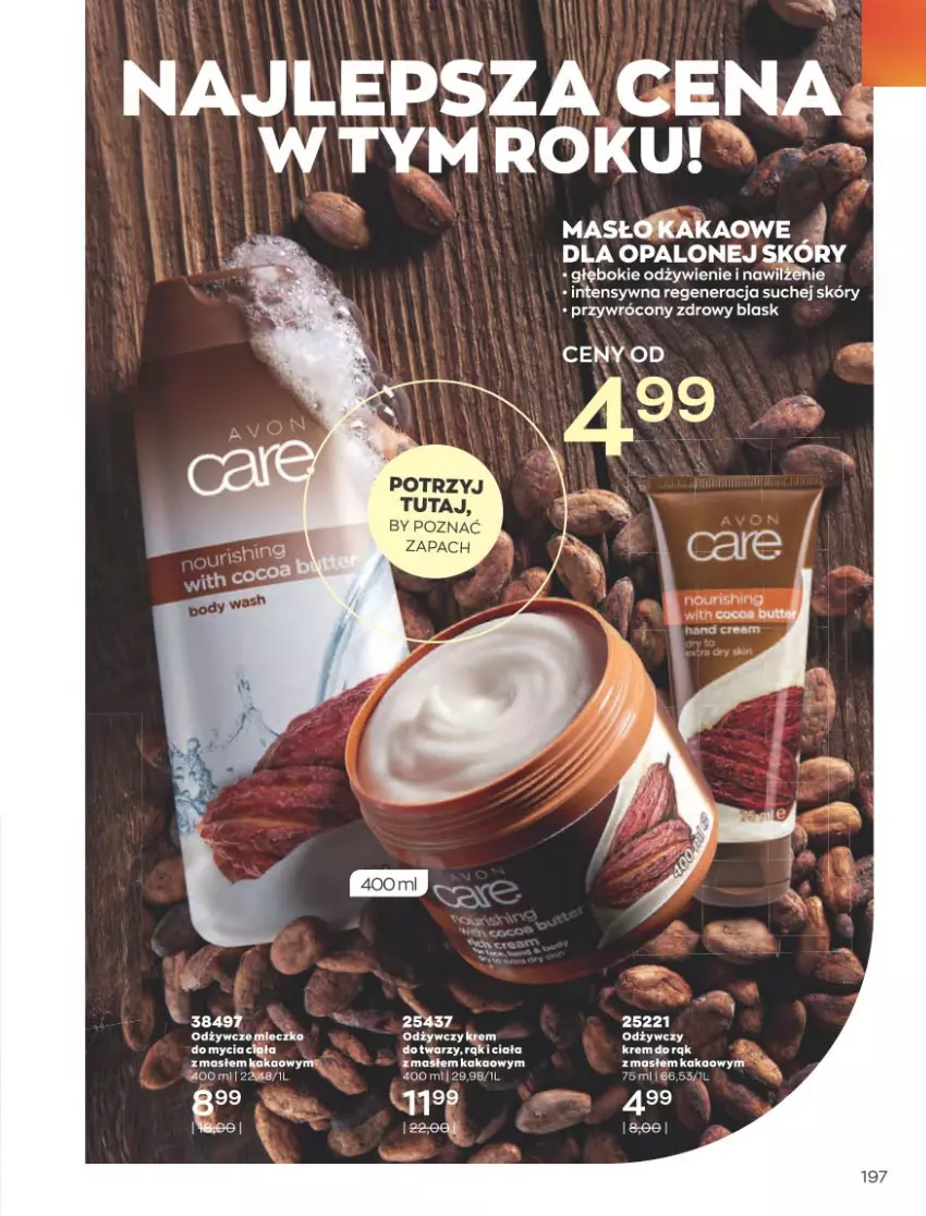 Gazetka promocyjna Avon - Sierpień - ważna 01.08 do 31.08.2022 - strona 193 - produkty: Kakao, Masło, Mleczko