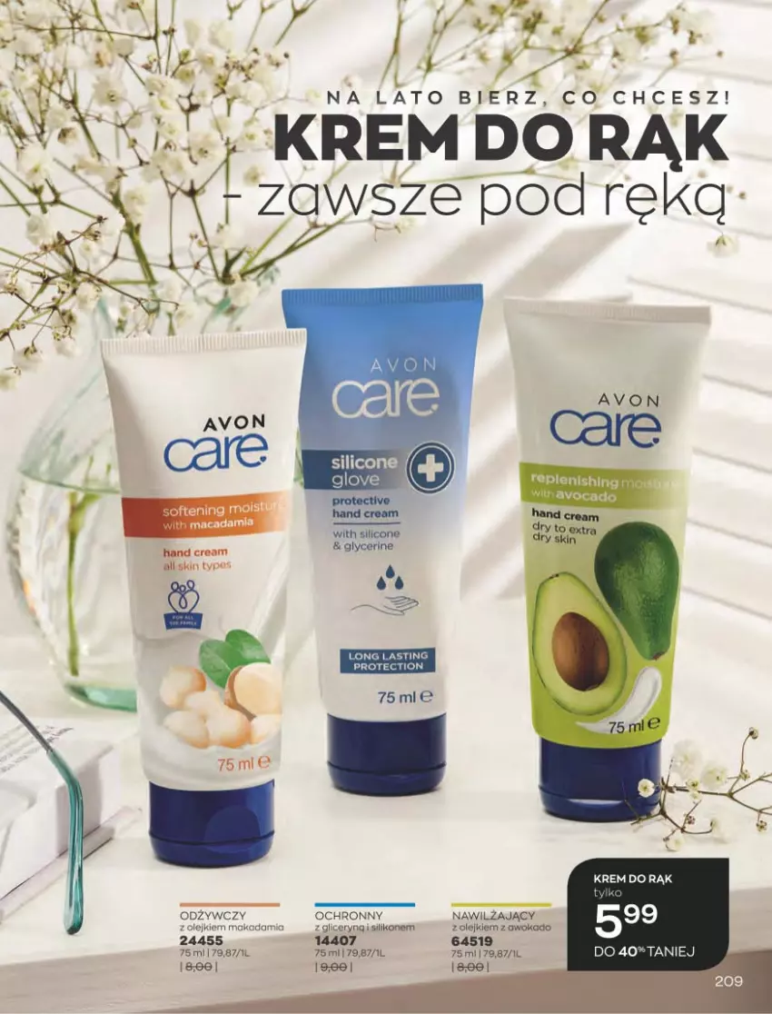 Gazetka promocyjna Avon - Sierpień - ważna 01.08 do 31.08.2022 - strona 205 - produkty: Krem do rąk, Olej