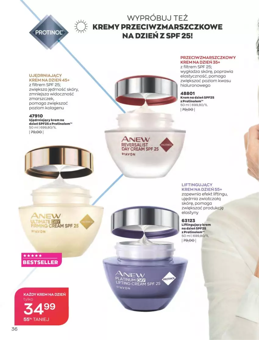 Gazetka promocyjna Avon - Sierpień - ważna 01.08 do 31.08.2022 - strona 36 - produkty: Anew, Kolagen, Krem na dzień, Mars