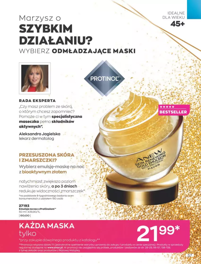 Gazetka promocyjna Avon - Sierpień - ważna 01.08 do 31.08.2022 - strona 57 - produkty: Emulsja, Fa, Mars, Maska