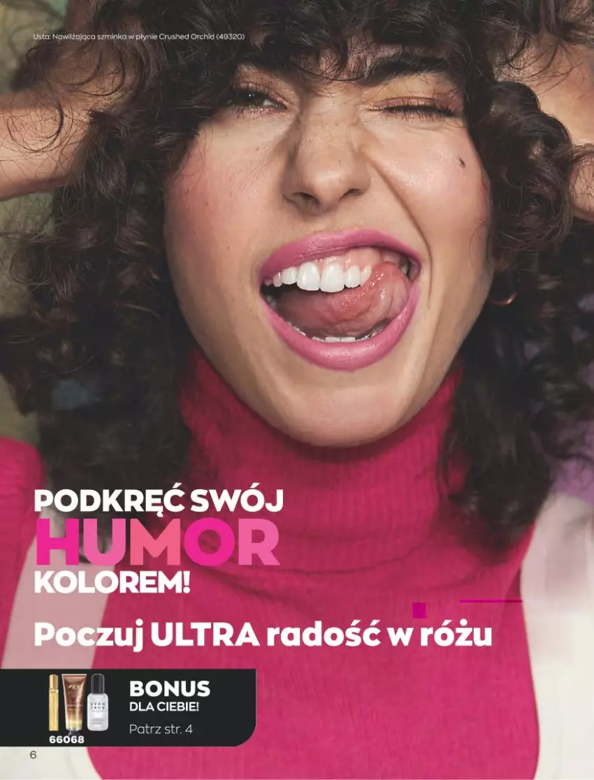 Gazetka promocyjna Avon - Sierpień - ważna 01.08 do 31.08.2022 - strona 6 - produkty: Inka, Szminka