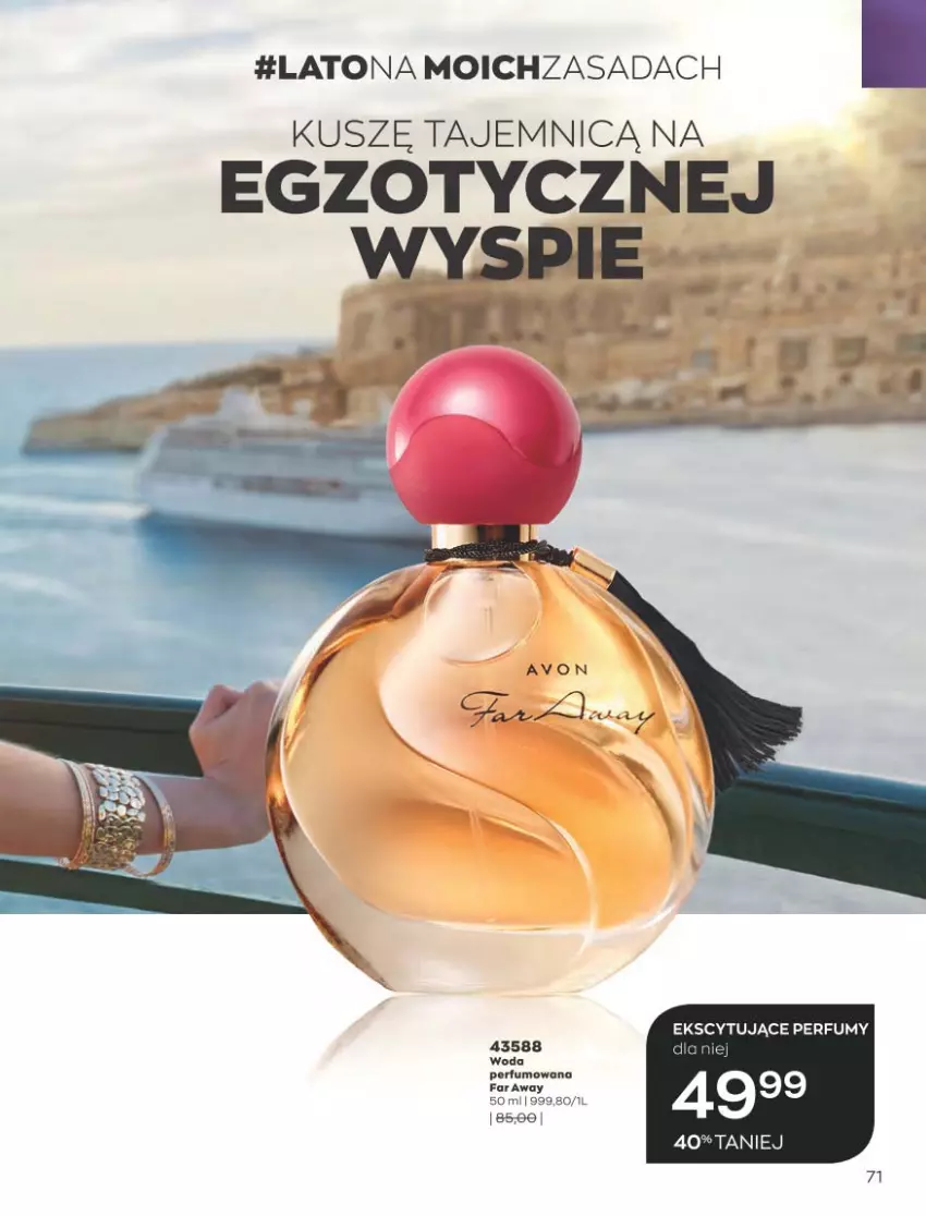 Gazetka promocyjna Avon - Sierpień - ważna 01.08 do 31.08.2022 - strona 71 - produkty: Fa, Perfum, Woda