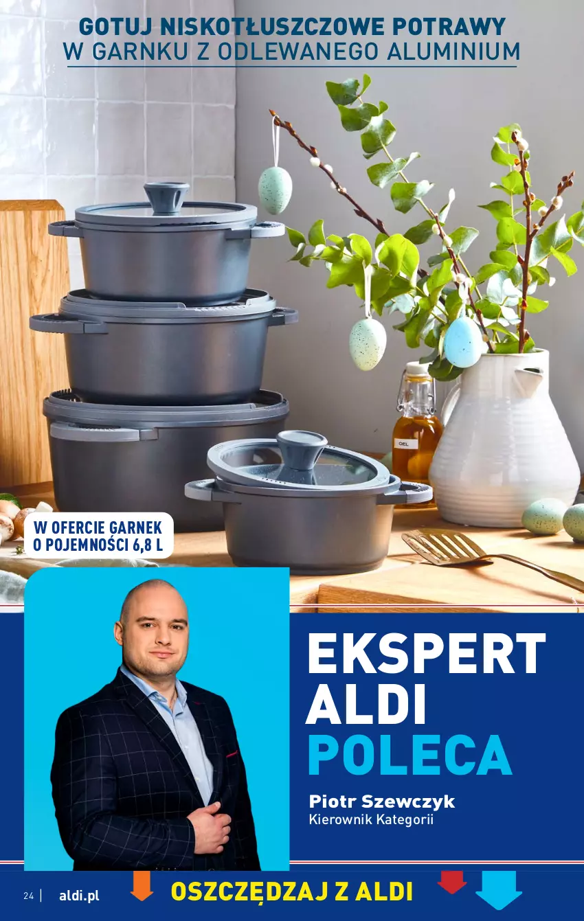 Gazetka promocyjna Aldi - Pełen katalog - ważna 13.03 do 18.03.2023 - strona 24 - produkty: Garnek