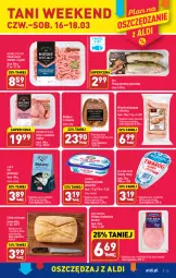 Gazetka promocyjna Aldi - Pełen katalog - Gazetka - ważna od 18.03 do 18.03.2023 - strona 15 - produkty: Mięso mielone z szynki, Mięso mielone, Ser, Twaróg, Pstrąg tęczowy, Piątnica, Mleczna Rzeka, Kiełbasa krakowska, Mięsne specjały, Serek, Pstrąg, Aksam, Twój Smak, Chleb, Ser pleśniowy, Twaróg tłusty, Lazur, Kiełbasa, Mięso