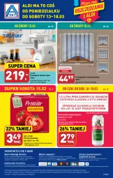 Gazetka promocyjna Aldi - Pełen katalog - Gazetka - ważna od 18.03 do 18.03.2023 - strona 32 - produkty: Piwa, Piwo, Por, Gra, Kasztelan, Maszynka do mielenia, O nas, Taca, Szynka, Sitko, Mars, Firana, Maszynka, Zelmer, Biuro