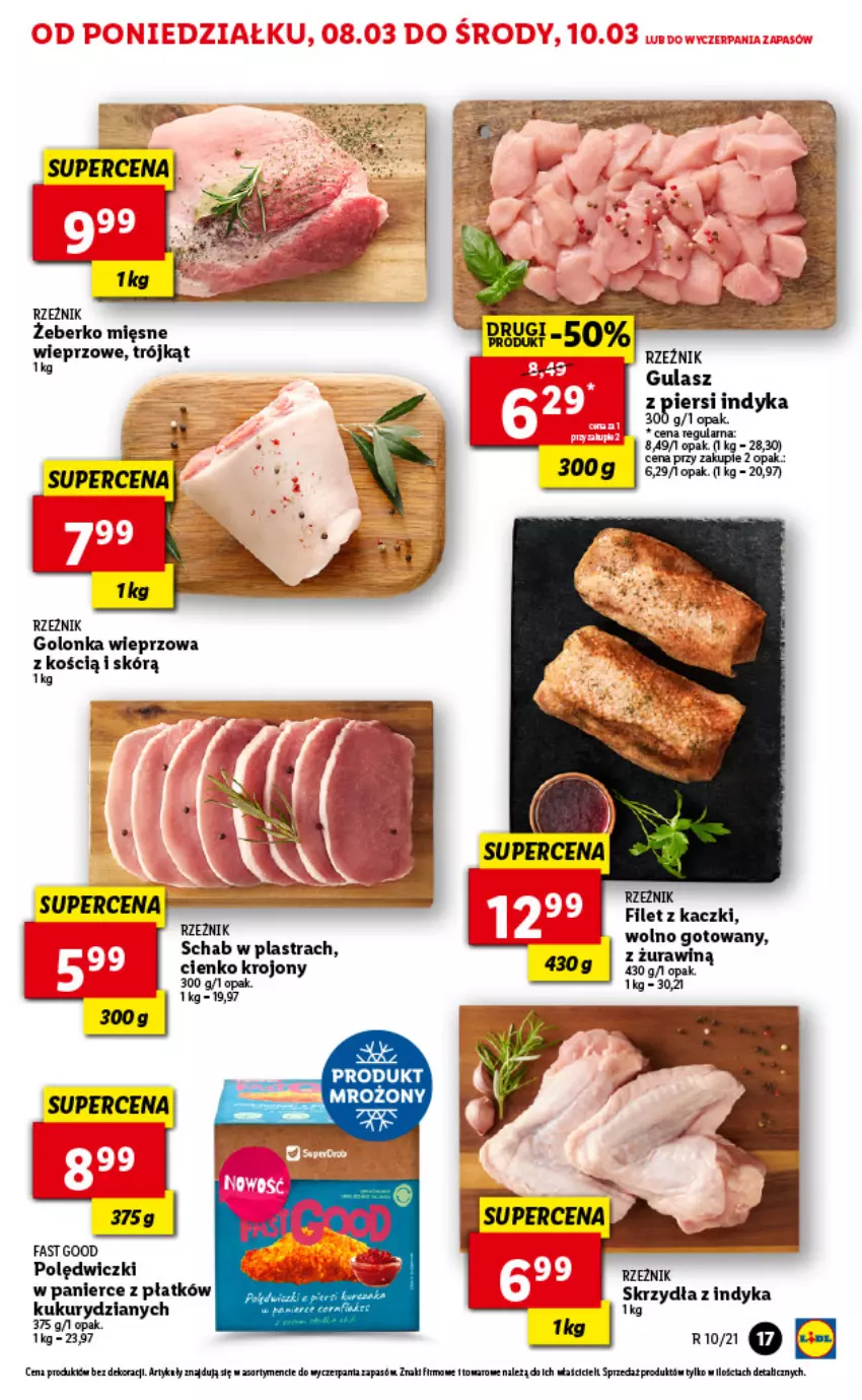 Gazetka promocyjna Lidl - GAZETKA - ważna 08.03 do 10.03.2021 - strona 17 - produkty: Fa, Golonka wieprzowa