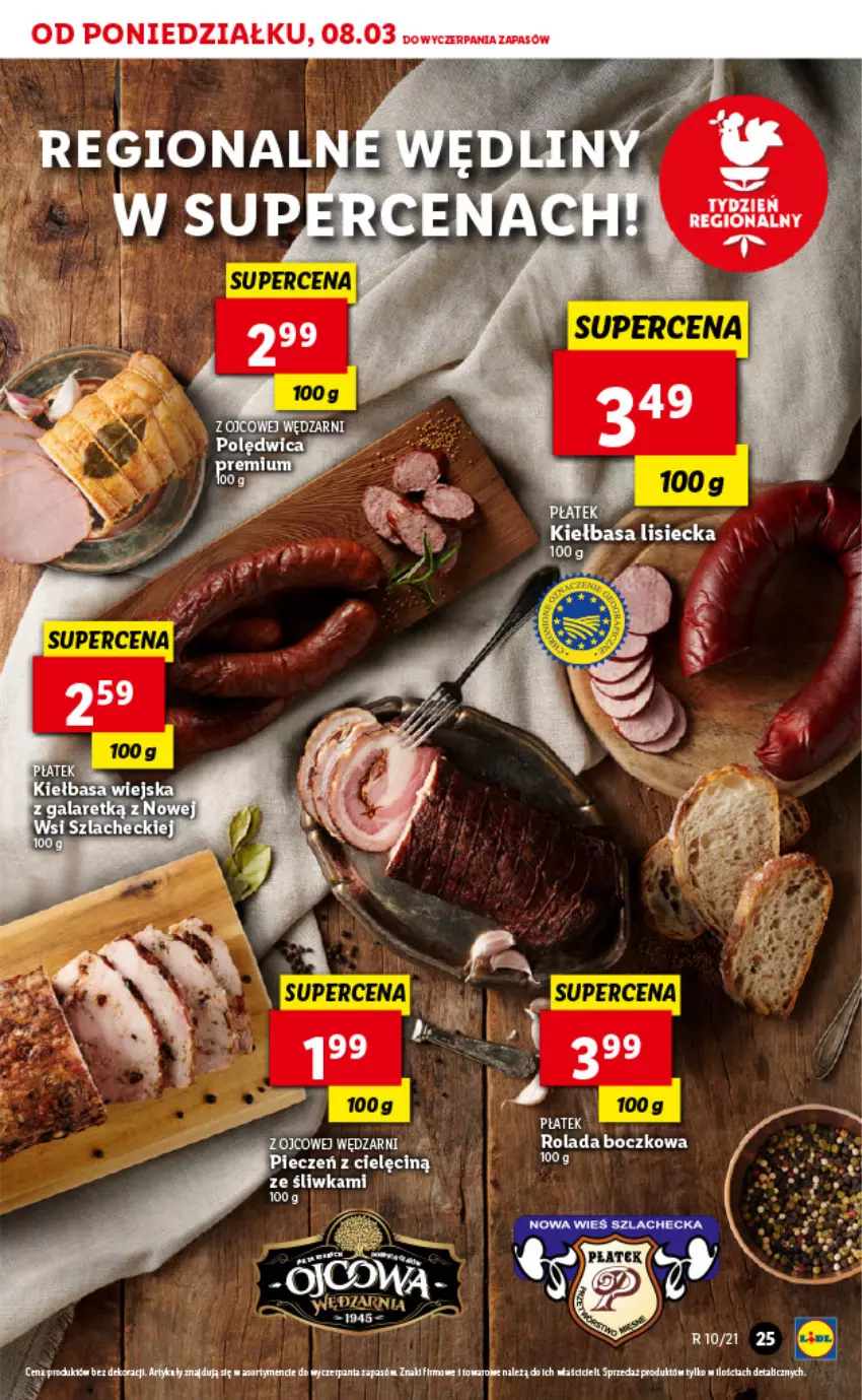 Gazetka promocyjna Lidl - GAZETKA - ważna 08.03 do 10.03.2021 - strona 25 - produkty: Gala, Rolada