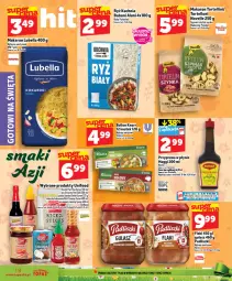 Gazetka promocyjna Topaz - Gazetka - Gazetka - ważna od 01.04 do 01.04.2026 - strona 18 - produkty: Tortelloni, Lubella, Makaron, Sos, Ryż, Bell, Kuchnia, Bulion, Ricotta, Stek, Sos sojowy, Lion, Szynka, Babuni, Mleczko, Przyprawa w płynie, Bella, Pudliszki, Flaki, Maggi, Kokos, Knorr, Szpinak