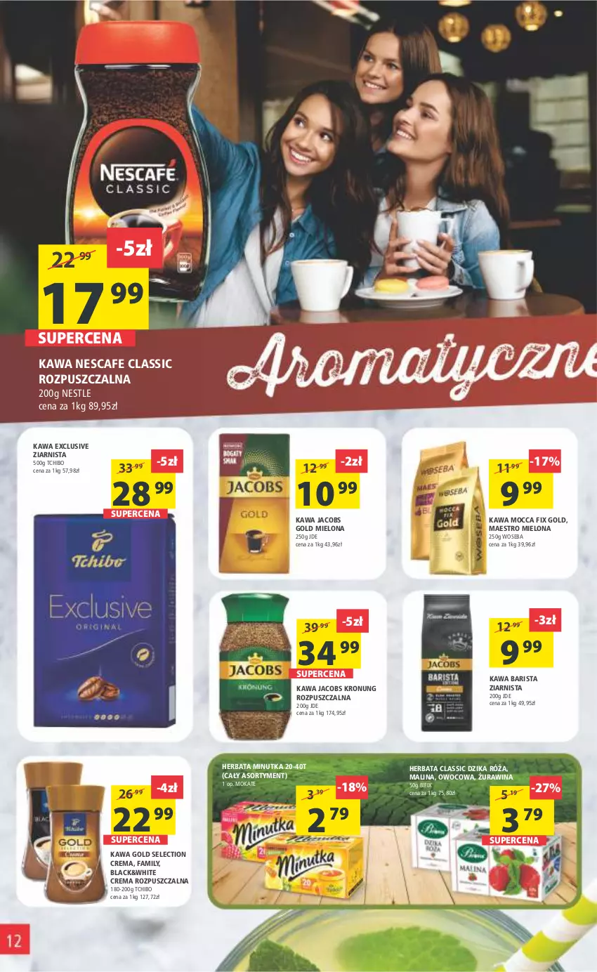 Gazetka promocyjna Arhelan - Gazetka - ważna 23.09 do 02.10.2022 - strona 12 - produkty: Dzika róża, Fa, Herbata, Jacobs, Kawa, Lack, Mocca Fix Gold, Róża, Tchibo, Woseba