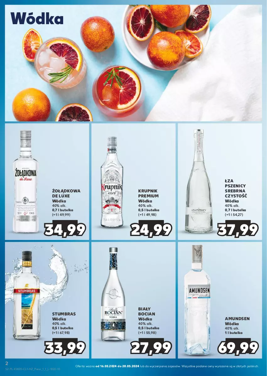 Gazetka promocyjna Kaufland - Barek Kauflandu - ważna 16.05 do 28.05.2024 - strona 2 - produkty: Amundsen, Biały Bocian, Krupnik, Wódka