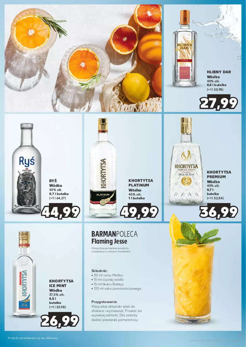 Gazetka promocyjna Kaufland - Barek Kauflandu - ważna 16.05 do 28.05.2024 - strona 3 - produkty: Lanki, Likier, Malibu, Rum, Sok, Wódka