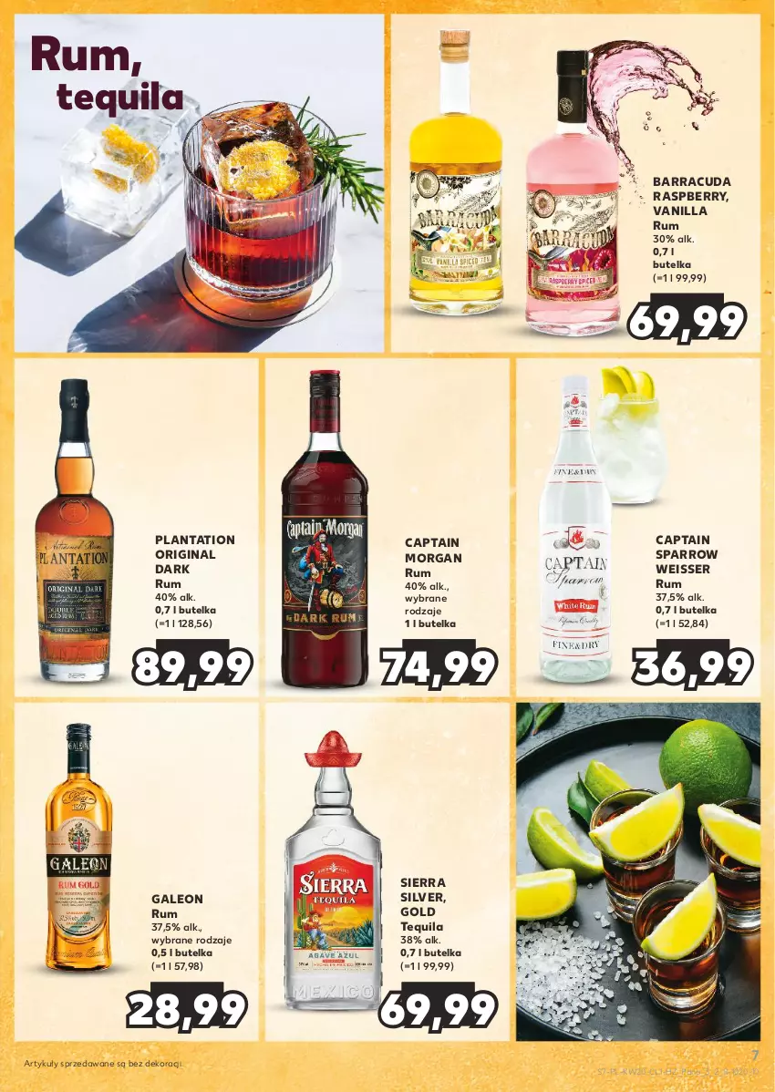 Gazetka promocyjna Kaufland - Barek Kauflandu - ważna 16.05 do 28.05.2024 - strona 7 - produkty: Captain Morgan, Gin, Leon, Plantation, Rum, Ser, Tequila