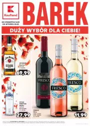 Gazetka promocyjna Kaufland - Barek Kauflandu - Gazetka - ważna od 28.05 do 28.05.2024 - strona 1 - produkty: Bourbon, Fresco, Wódka, Stock, Jim Beam, Wino