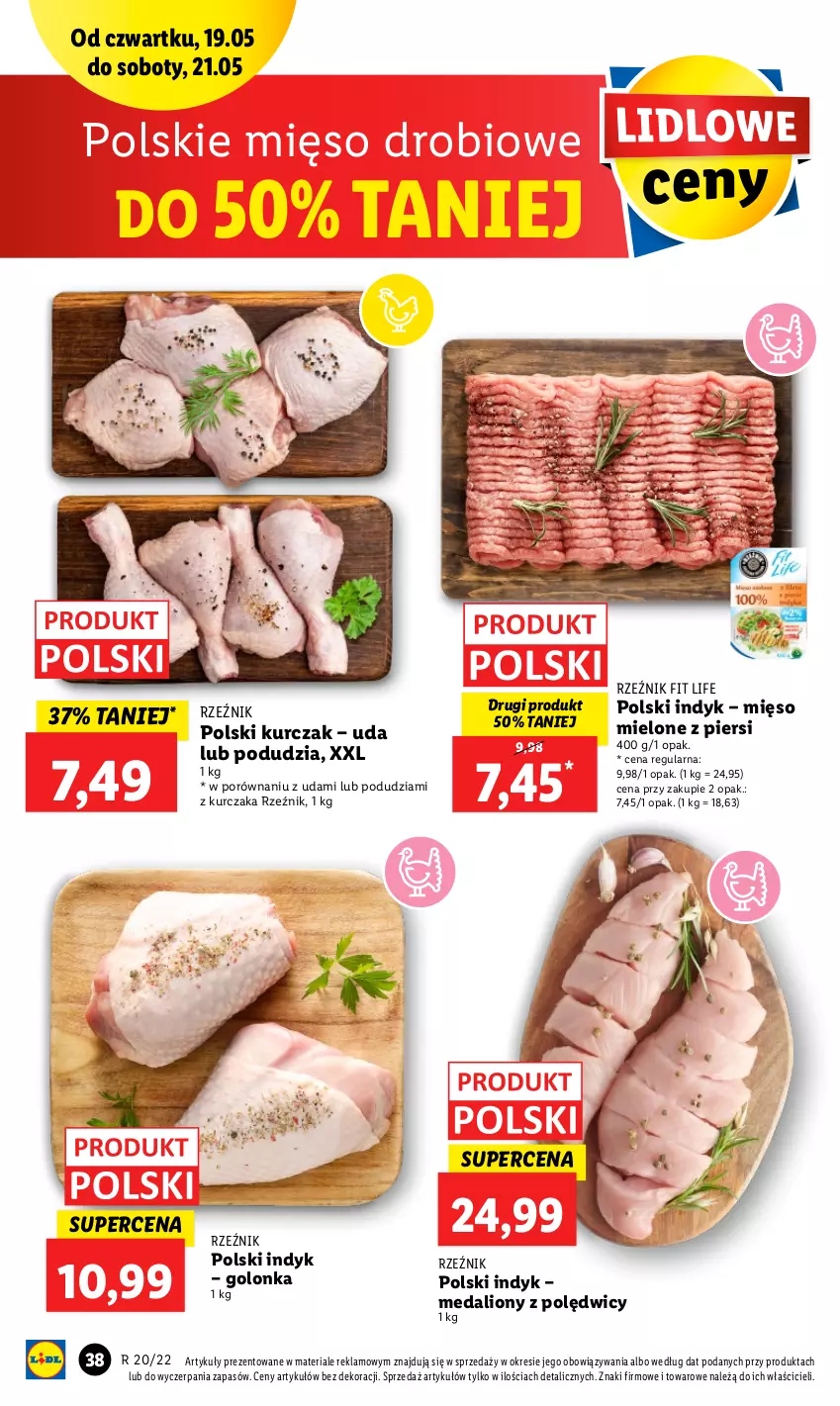 Gazetka promocyjna Lidl - GAZETKA - ważna 19.05 do 21.05.2022 - strona 38 - produkty: Kurczak, Lion, Mięso, Mięso mielone, Por