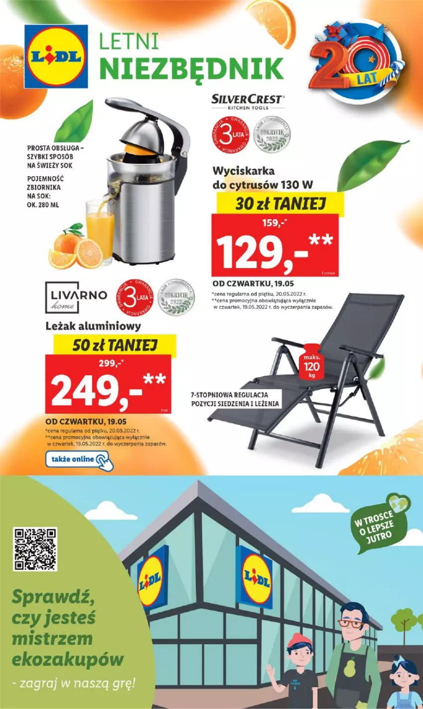 Gazetka promocyjna Lidl - GAZETKA - ważna 19.05 do 21.05.2022 - strona 56 - produkty: Silvercrest, Sok, Top, Wyciskarka