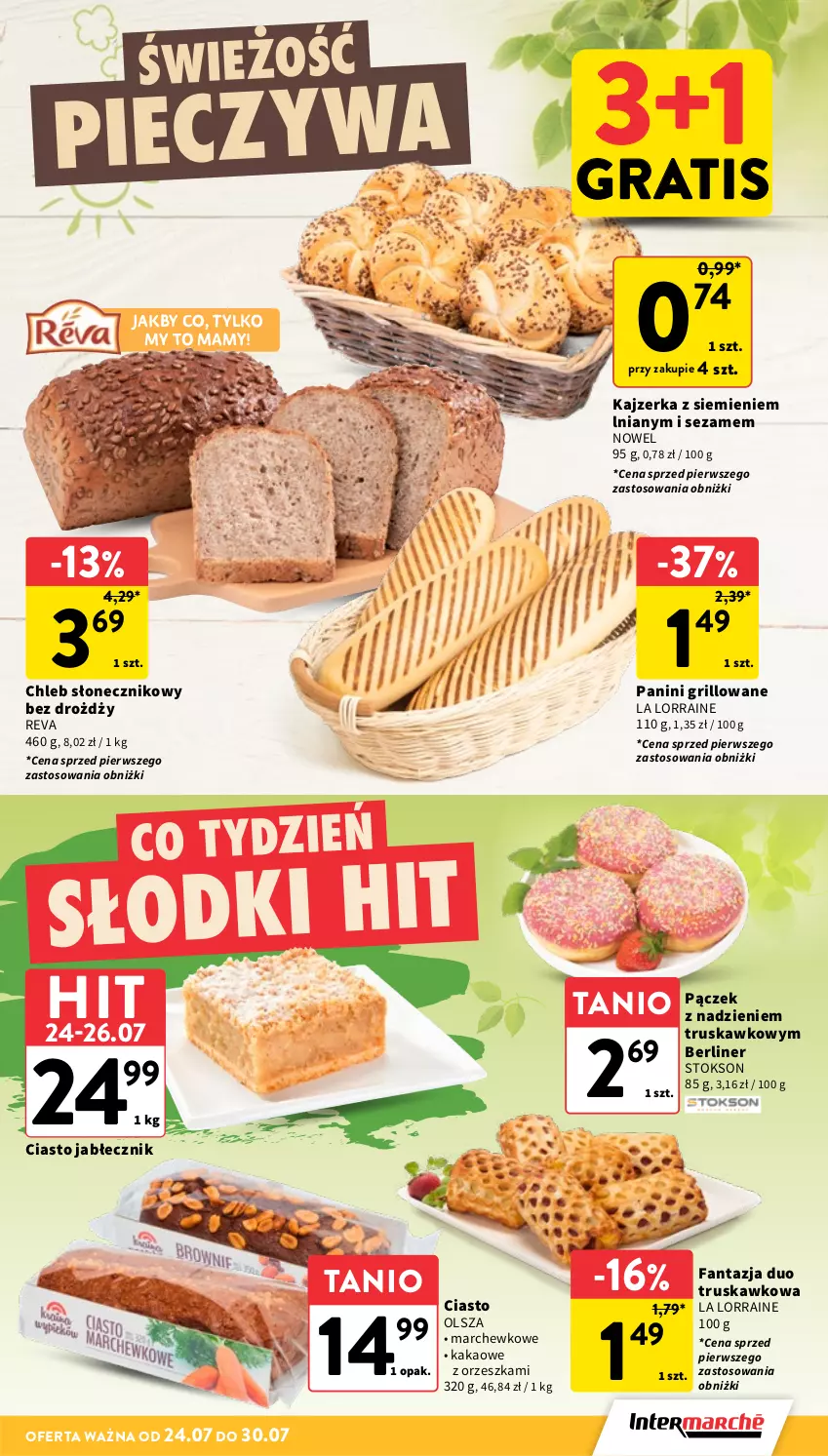 Gazetka promocyjna Intermarche - Gazetka Intermarche - ważna 24.07 do 30.07.2025 - strona 15 - produkty: Chleb, Fa, Fanta, Gra, Grill, Kajzerka, Kakao, Pączek, Piec, Sezam