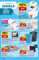 Gazetka promocyjna Auchan - Gazetka 30 Lat Hipermarket Auchan - Gazetka - ważna od 19.08 do 19.08.2026 - strona 18 - produkty: Top, Kołdra, Papier, Poduszka dekoracyjna, Kosz, Pojemnik z pokrywką, Pojemnik, Prześcieradło, Wełna, Danio, Waga, Poduszka, Dywan, LG, Fa