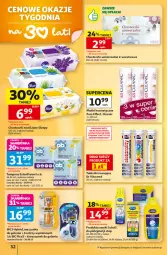 Gazetka promocyjna Auchan - Gazetka 30 Lat Hipermarket Auchan - Gazetka - ważna od 19.08 do 19.08.2026 - strona 32 - produkty: Top, Pur, Mus, BIC, Dr Vita, Tablet, Tampony, Szynka, Cleanic, Tabletki musujące, Chusteczki, Stopp, Płatki kosmetyczne, Scholl, Znicz, Maszynka, Maszynka do golenia, Suplement diety, O.B.