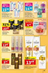Gazetka promocyjna Auchan - Gazetka 30 Lat Hipermarket Auchan - Gazetka - ważna od 19.08 do 19.08.2026 - strona 33 - produkty: Wellaflex, Płyn do płukania jamy ustnej, Pantene, Listerine, Pasta do zębów, Joanna, Wella, Płyn do płukania, Szampon, Kula do kąpieli, Garnier, Odżywka, Pianka do włosów, Sensodyne, Lakier, Farba do włosów, Fa