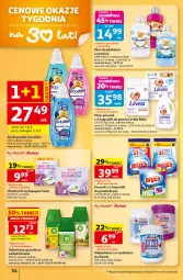 Gazetka promocyjna Auchan - Gazetka 30 Lat Hipermarket Auchan - Gazetka - ważna od 19.08 do 19.08.2026 - strona 34 - produkty: Por, Coccolino, Lovela, Odplamiacz, Płyn do płukania, Odświeżacz powietrza, Chusteczki, Bryza, Kapsułki do prania, Waga