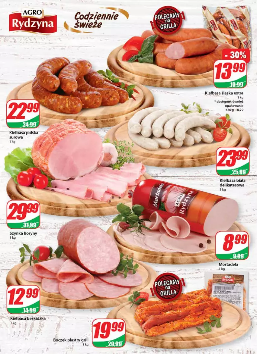 Gazetka promocyjna Dino - Gazetka - ważna 12.05 do 18.05.2021 - strona 10 - produkty: Boczek, Grill, Kiełbasa, Kiełbasa biała, Kiełbasa śląska, Szynka