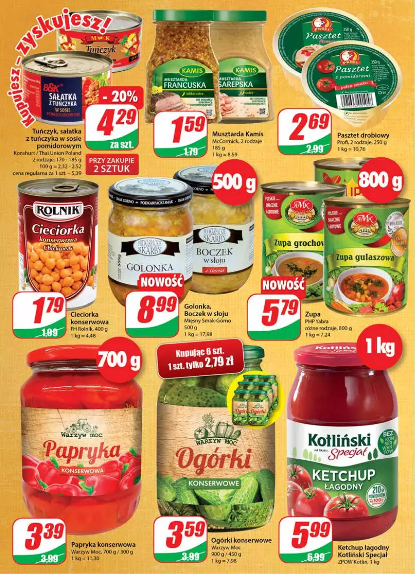 Gazetka promocyjna Dino - Gazetka - ważna 12.05 do 18.05.2021 - strona 8 - produkty: Boczek, Ketchup, Mus, Musztarda, Por, Sałat, Sałatka, Ser