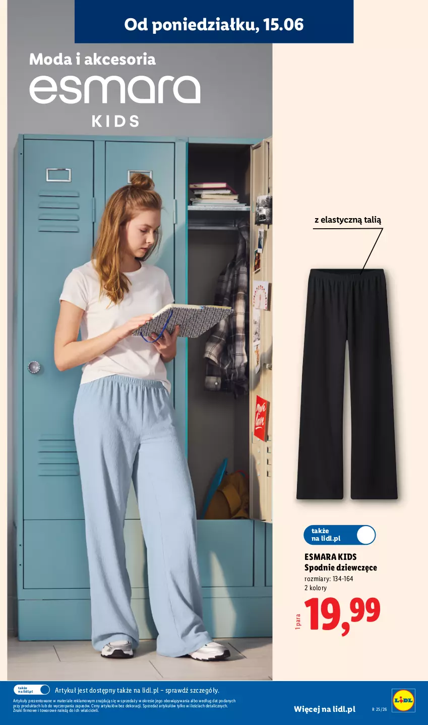 Gazetka promocyjna Lidl - Katalog ważny od 15.06 - ważna 15.06 do 20.06.2026 - strona 25 - produkty: Moda, Spodnie
