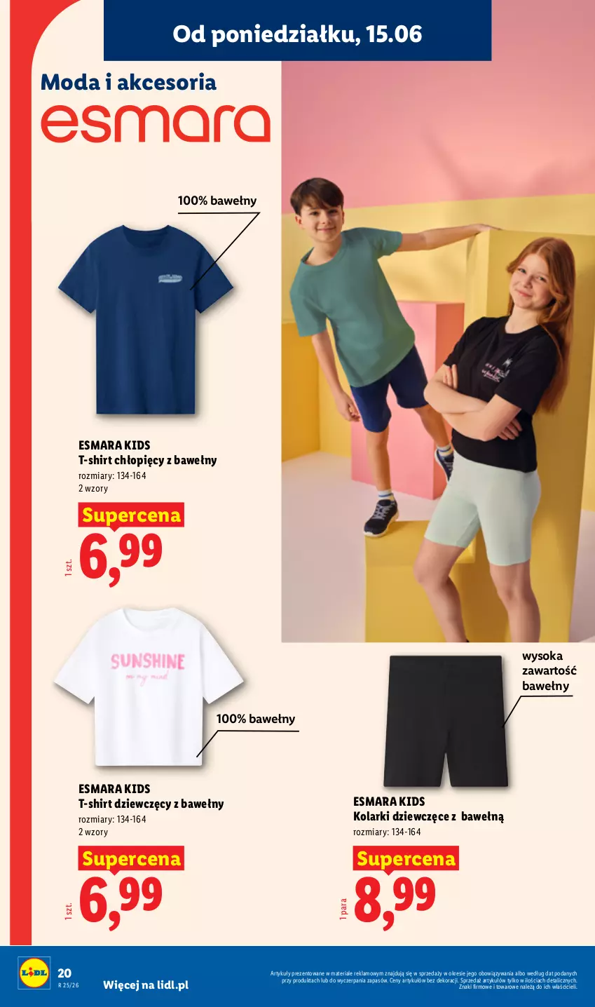 Gazetka promocyjna Lidl - Katalog ważny od 15.06 - ważna 15.06 do 20.06.2026 - strona 26 - produkty: Moda, Sok, T-shirt