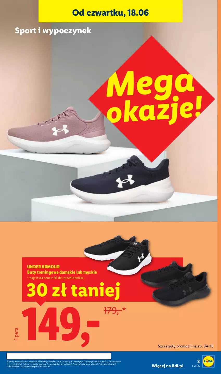 Gazetka promocyjna Lidl - Katalog ważny od 15.06 - ważna 15.06 do 20.06.2026 - strona 3 - produkty: Buty, Por, Sport