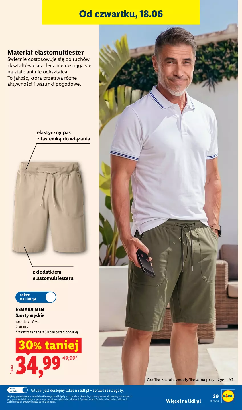 Gazetka promocyjna Lidl - Katalog ważny od 15.06 - ważna 15.06 do 20.06.2026 - strona 35 - produkty: Gra, Grafika, Szorty