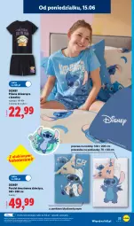 Gazetka promocyjna Lidl - Katalog ważny od 15.06 - Gazetka - ważna od 20.06 do 20.06.2026 - strona 29 - produkty: Pościel, Pościel dwustronna, Poszewka, Tera, Disney, Dzieci, Piżama