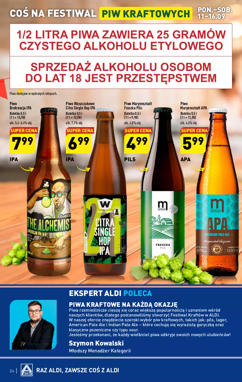 Gazetka promocyjna Aldi - Pełna oferta - ważna 11.09 do 16.09.2023 - strona 24 - produkty: BIC, Dzieci, Gra, Piwa, Piwo