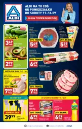 Gazetka promocyjna Aldi - Pełna oferta - Gazetka - ważna od 16.09 do 16.09.2023 - strona 1 - produkty: Kurczak, Krakus, Kujawski, Sos, Gra, Salami, Szynka premium, Brie, Mięsne specjały, Szynka, Schab wieprzowy, Olej rzepakowy, Grunt, Olej, Piżama, Queentex, Fa