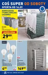 Gazetka promocyjna Aldi - Pełna oferta - Gazetka - ważna od 16.09 do 16.09.2023 - strona 36 - produkty: Grzejnik, Grzejnik łazienkowy, Kosz